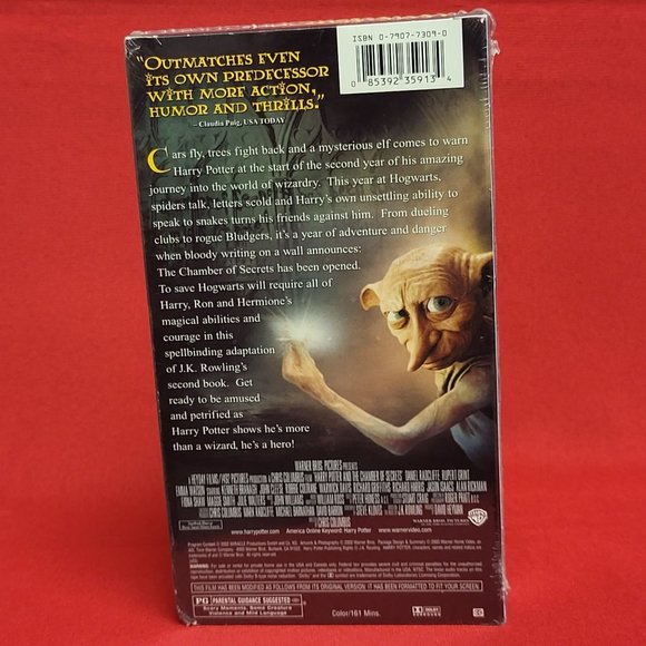 Harry Potter and the Chamber of Secrets VHS New Sealed - Picture 2 of 8